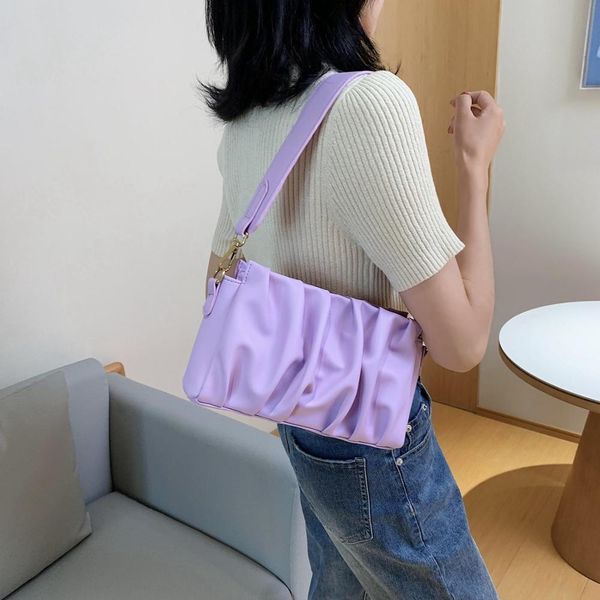 solid color pleated chain soft leather baguette 2020 new fashion handbags and purse women shoulder crossbody bag c1223
solid color pleated chain soft leather baguette 2020 new fashion handbags and purse women shoulder crossbody bag c1223