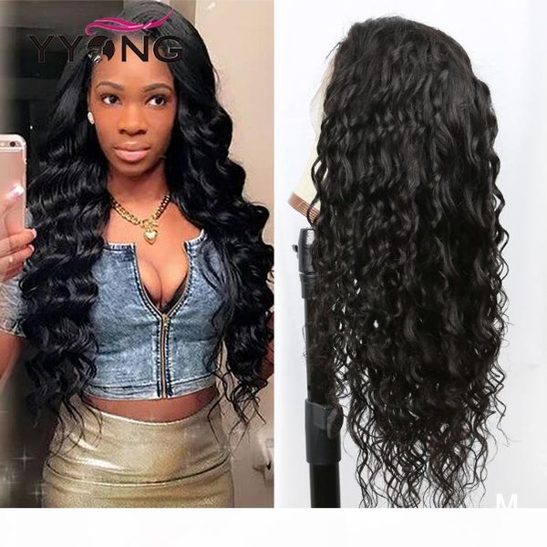 yyong hair 13x4 water wave lace front human hair wigs remy lace front wigs for black women natural hairline human 120%, Black;brown
yyong hair 13x4 water wave lace front human hair wigs remy lace front wigs for black women natural hairline human 120%, Black;brown