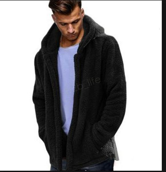 warm men double plush jacket 19ss winter designer hooded zipper coats solid color with pockets hombres coat outwear ljja3014, Black;brown
warm men double plush jacket 19ss winter designer hooded zipper coats solid color with pockets hombres coat outwear ljja3014, Black;brown