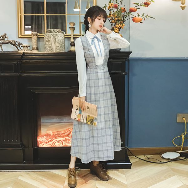 party at night elegant mid-calf's mid-vintage chess female mock long sleeve dress complete 2021 white spring 0d97, Black;gray
party at night elegant mid-calf's mid-vintage chess female mock long sleeve dress complete 2021 white spring 0d97, Black;gray