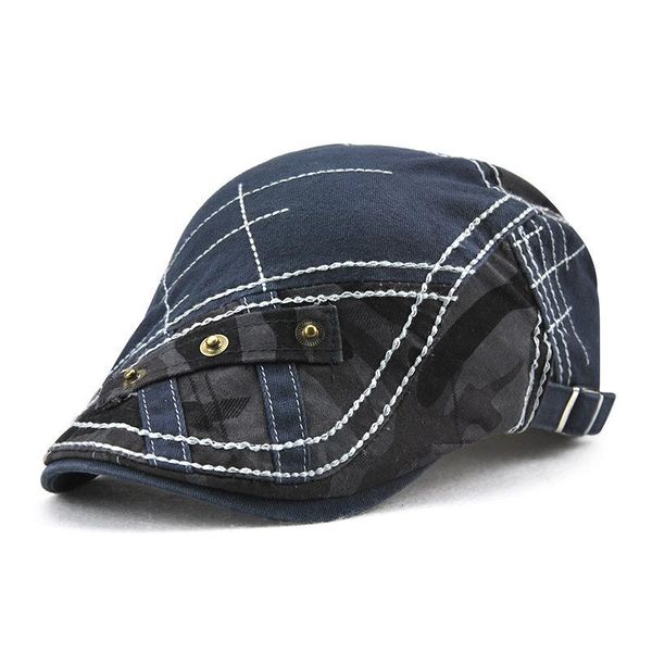 individualization peaked cap camouflage subsidies patchwork metal buckle beret trend all-match cap 12941, Blue;gray
individualization peaked cap camouflage subsidies patchwork metal buckle beret trend all-match cap 12941, Blue;gray