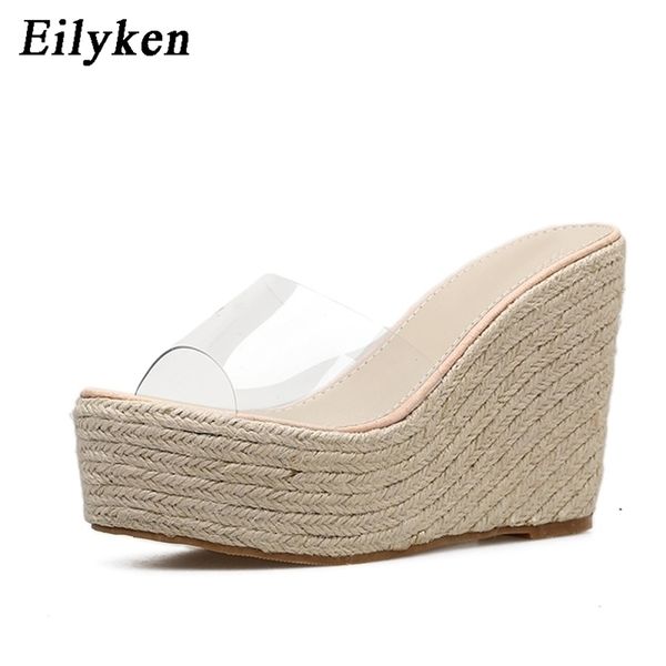 eilyken new summer pvc jelly sandals slippers shoes casual wedges 11.5cm women's sandals slippers size 34-40 220312, Black
eilyken new summer pvc jelly sandals slippers shoes casual wedges 11.5cm women's sandals slippers size 34-40 220312, Black