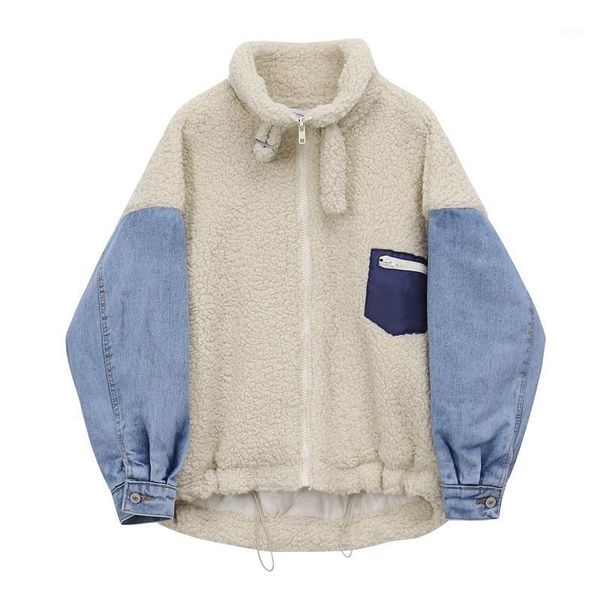 lamb wool coat female winter korean version loose oversize thick padded jacket age-reducing short workwear cotton jacket1, Black
lamb wool coat female winter korean version loose oversize thick padded jacket age-reducing short workwear cotton jacket1, Black