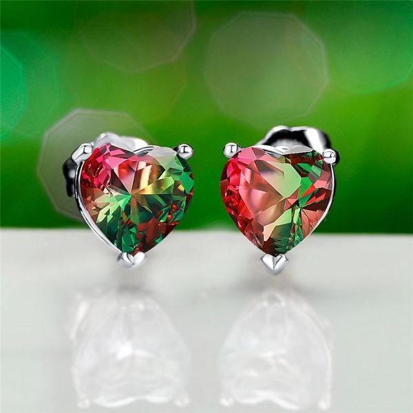 stud female cute heart earrings for women red green crystal zircon vintage fashion rose gold/silver color rainbow stone, Golden;silver
stud female cute heart earrings for women red green crystal zircon vintage fashion rose gold/silver color rainbow stone, Golden;silver