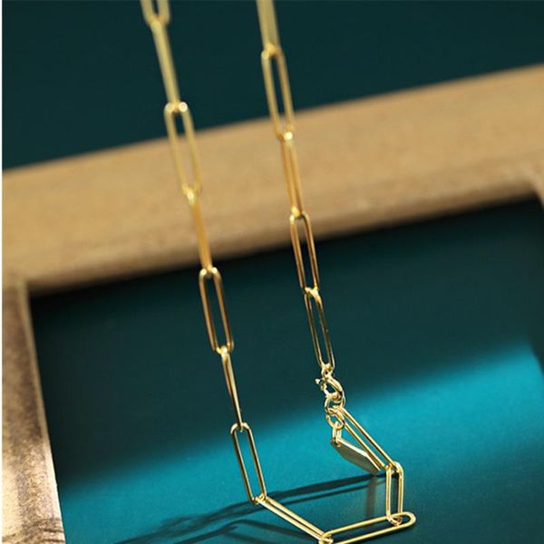 chains korean minimalist gold simple chain necklaces 925 sterling silver necklace for women mothers day gift jewelry collares mujer
chains korean minimalist gold simple chain necklaces 925 sterling silver necklace for women mothers day gift jewelry collares mujer