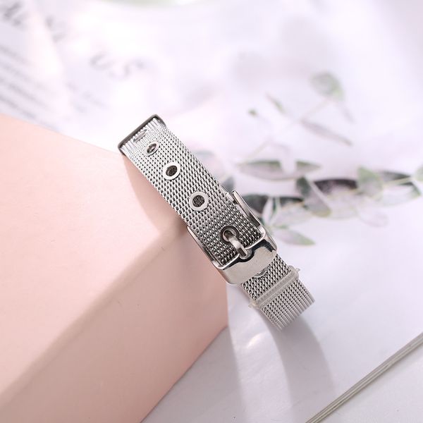 pendant, titanium strap accessories, fashion net belt, lovers' stainless steel bracelet accessories, Silver
pendant, titanium strap accessories, fashion net belt, lovers' stainless steel bracelet accessories, Silver