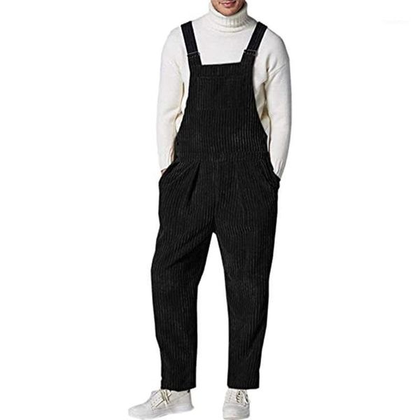 2020 new men corduroy overall solid color long pants with braces and pocket suspenders trousers autumn winter casual pants1, Black
2020 new men corduroy overall solid color long pants with braces and pocket suspenders trousers autumn winter casual pants1, Black