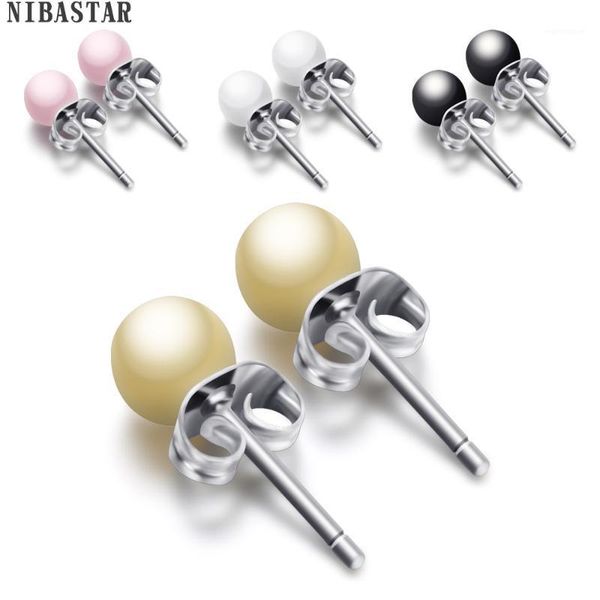 4 Colors Ceramic Stud Earring For Girls Kids Statement Ceramic Earring With 316L Stainess Steel Round Stone For Party1, Golden;silver
4 Colors Ceramic Stud Earring For Girls Kids Statement Ceramic Earring With 316L Stainess Steel Round Stone For Party1, Golden;silver