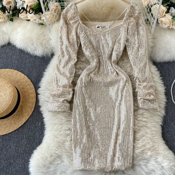 casual dresses neploe 2021 long sleeve party robes mini pencil women dress bandage sequined patch vestidos female 1h808, Black;gray
casual dresses neploe 2021 long sleeve party robes mini pencil women dress bandage sequined patch vestidos female 1h808, Black;gray