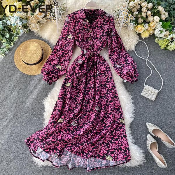 vintage holiday floral dress women single-breasted long lantern sleeve v-neck flower angle printed chic long dress with belt1, Black;gray
vintage holiday floral dress women single-breasted long lantern sleeve v-neck flower angle printed chic long dress with belt1, Black;gray