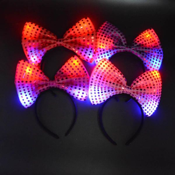 party decoration women girl bow knot light led headbands hen princess flashing hair accessories wedding halloween christmas
party decoration women girl bow knot light led headbands hen princess flashing hair accessories wedding halloween christmas