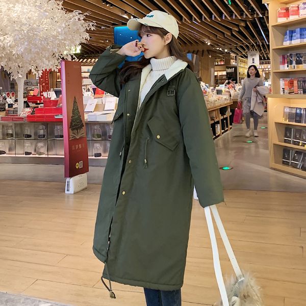 2021 newcoat jacket winter women long cotton thicken warm outerwear women's jackets coats overcoat 45r5, Black
2021 newcoat jacket winter women long cotton thicken warm outerwear women's jackets coats overcoat 45r5, Black