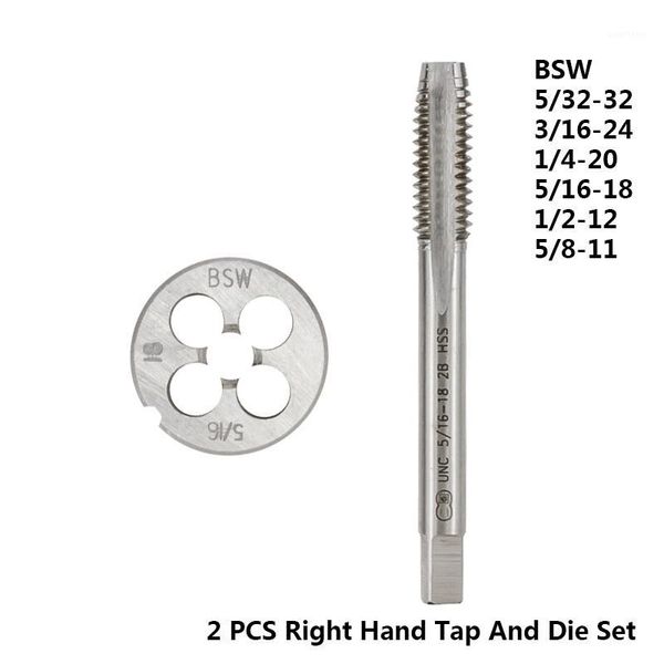 cmcp 2pcs bsw 5/32-32 3/16-24 1/4-20 5/16-18 1/2-12 5/8-11 right hand tap and die set for metal/wood hss screw tap round die1
cmcp 2pcs bsw 5/32-32 3/16-24 1/4-20 5/16-18 1/2-12 5/8-11 right hand tap and die set for metal/wood hss screw tap round die1