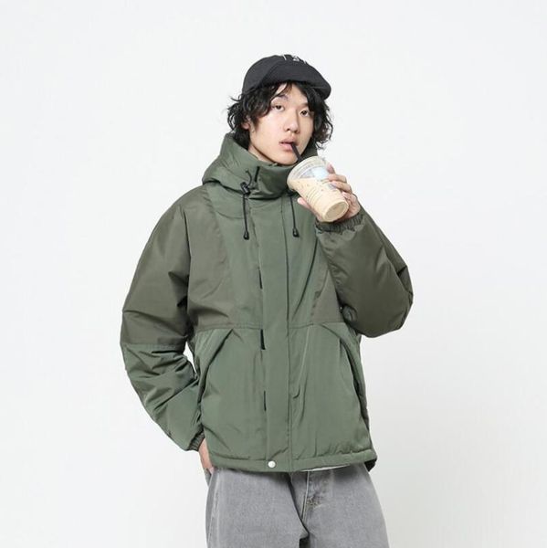 japanese 2020 winter hooded down jacket men style loose stitching warm white duck down coat man thicken outerwear w1175, Black
japanese 2020 winter hooded down jacket men style loose stitching warm white duck down coat man thicken outerwear w1175, Black
