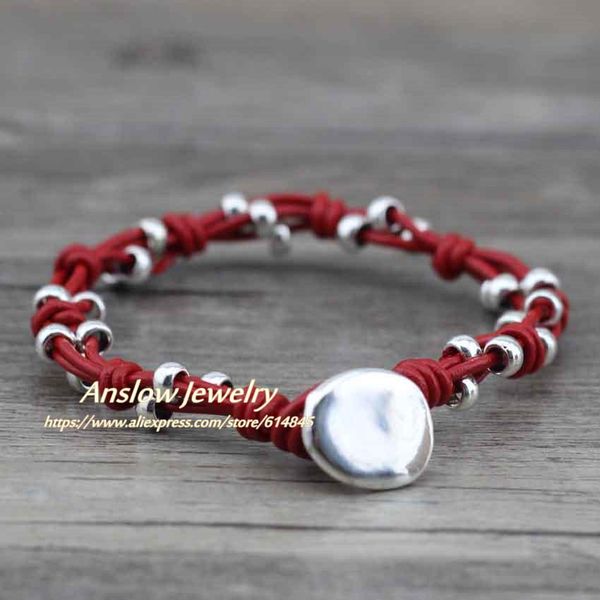 anslow new design jewelry classic handmade bijoux charm cuff women men leather bracelets wholesale gift low0393lb sqctja new_dhbest, Golden;silver
anslow new design jewelry classic handmade bijoux charm cuff women men leather bracelets wholesale gift low0393lb sqctja new_dhbest, Golden;silver