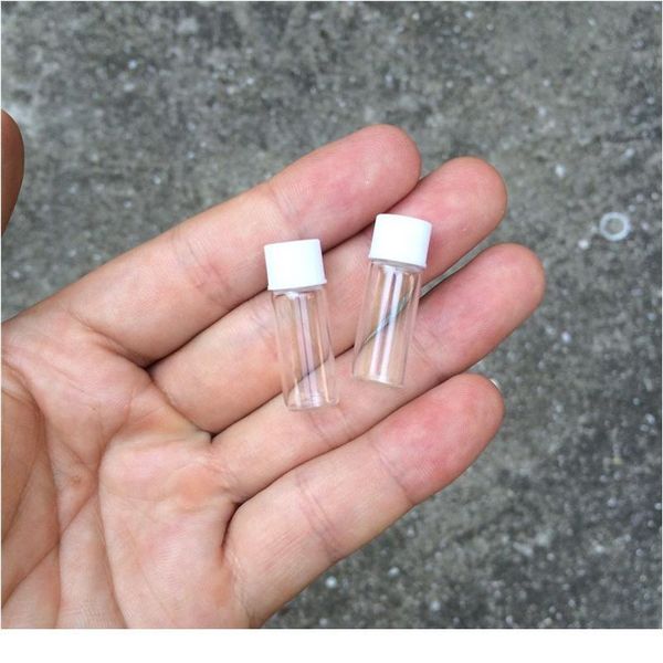 1ml mini glass bottles vials white plastic cap empty tiny transparent glass bottle jars screw cap 10*28*6mm wholesal jllekt
1ml mini glass bottles vials white plastic cap empty tiny transparent glass bottle jars screw cap 10*28*6mm wholesal jllekt