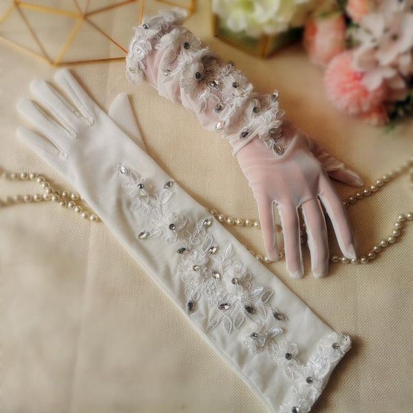 bridal gloves women white rhinestone lace tulle flower wedding gloves fingers short guantes wedding accessories for bride h jlljdg
bridal gloves women white rhinestone lace tulle flower wedding gloves fingers short guantes wedding accessories for bride h jlljdg