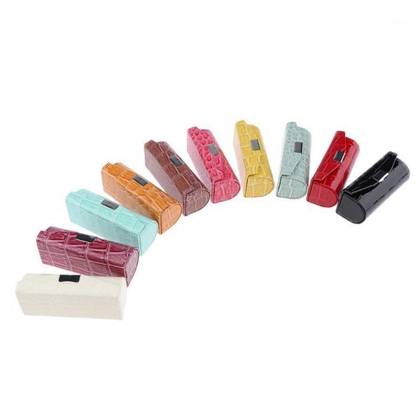 cosmetic bags & cases soft pu leather alligator textured lady lipstick holder case with mirror1
cosmetic bags & cases soft pu leather alligator textured lady lipstick holder case with mirror1