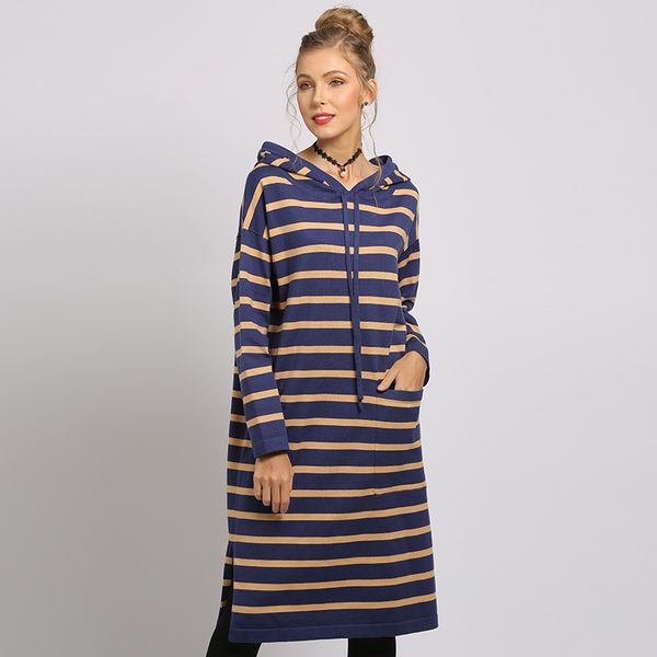 2021 new ovesized long straight maxi hoodies autumn winter women striped sweater casual loose knit midi dress pull vestidos rrma, White;black
2021 new ovesized long straight maxi hoodies autumn winter women striped sweater casual loose knit midi dress pull vestidos rrma, White;black
