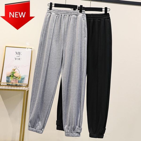 high waist casual plus size pants women street style loose elastic trousers women sweatpants1, Black;white
high waist casual plus size pants women street style loose elastic trousers women sweatpants1, Black;white
