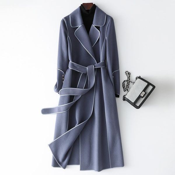 100% genuine wool female jacket long slim women's coats autumn winter 2021 double-sided woolen cloth chaqueta mujer zjt16861, Black
100% genuine wool female jacket long slim women's coats autumn winter 2021 double-sided woolen cloth chaqueta mujer zjt16861, Black