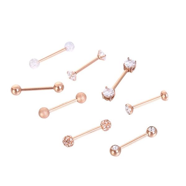 1pcs stainless steel zircon barbell tongue ring labret piercing tragus earring tongue piercing ball body jewelry pircing lengua f sqcpfj, Silver
1pcs stainless steel zircon barbell tongue ring labret piercing tragus earring tongue piercing ball body jewelry pircing lengua f sqcpfj, Silver