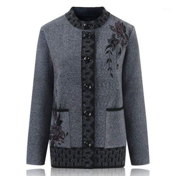 women sweater new autumn winter coat middle-aged mother clothing plus size 4xl print knitted sweater cardigan women f6851, White
women sweater new autumn winter coat middle-aged mother clothing plus size 4xl print knitted sweater cardigan women f6851, White