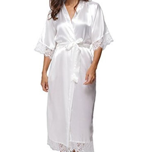 summer lace patchwork satin kimono robe sleepwear lingerie chemises women silk long nightgown wedding bridesmaid robes y200425, Black;red
summer lace patchwork satin kimono robe sleepwear lingerie chemises women silk long nightgown wedding bridesmaid robes y200425, Black;red