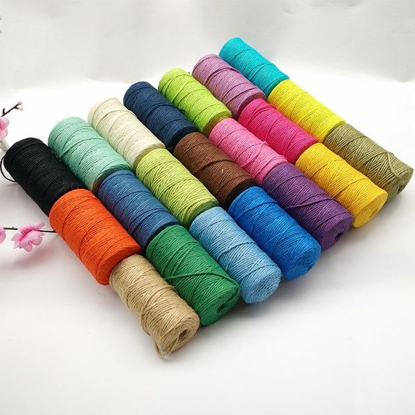 yarn 100m natural jute twine canvas string wedding gift party winding threads dd laces diy thread, Black;white
yarn 100m natural jute twine canvas string wedding gift party winding threads dd laces diy thread, Black;white