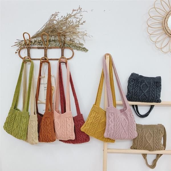 children's cute knitted messenger bag winter fashion plaid wool girls handbags baby kids small shoulder bag coin purse mini tote, White
children's cute knitted messenger bag winter fashion plaid wool girls handbags baby kids small shoulder bag coin purse mini tote, White
