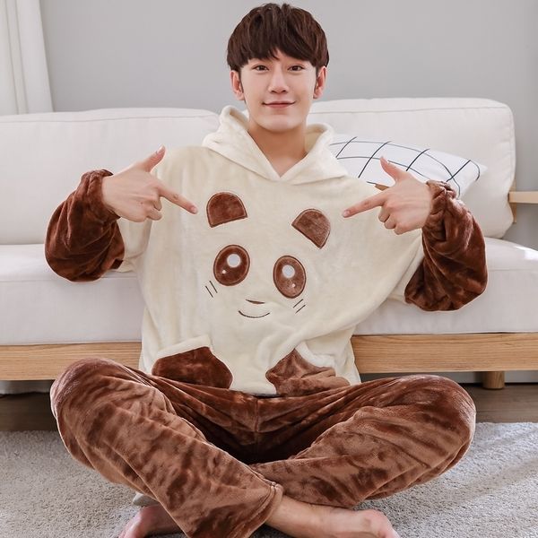 plus size s-4xl 5xl 6xl sleep wear pyjama men snow winter night wear pajama sleepwear male cartoon coral fleece lounge set 201109, Black;brown
plus size s-4xl 5xl 6xl sleep wear pyjama men snow winter night wear pajama sleepwear male cartoon coral fleece lounge set 201109, Black;brown