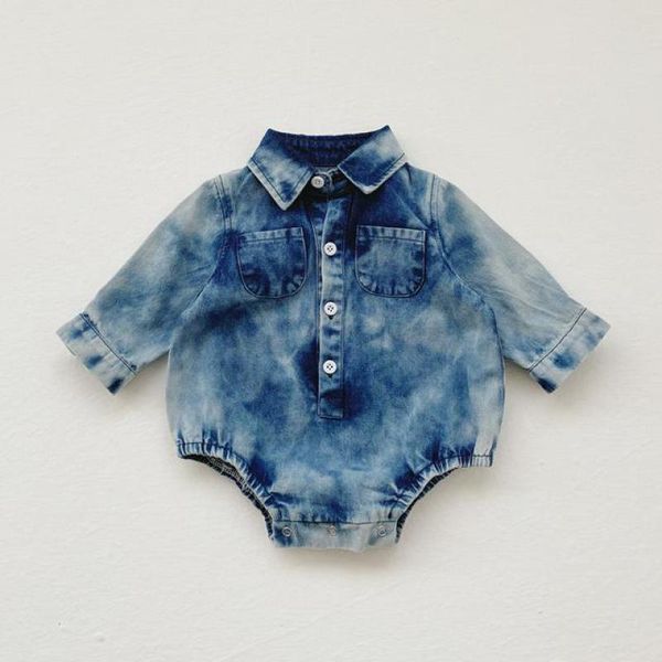 rompers 0-24m toddler kids girls denim bodysuit baby boy long sleeve jean clothes solid jumpsuit outfit, Blue
rompers 0-24m toddler kids girls denim bodysuit baby boy long sleeve jean clothes solid jumpsuit outfit, Blue