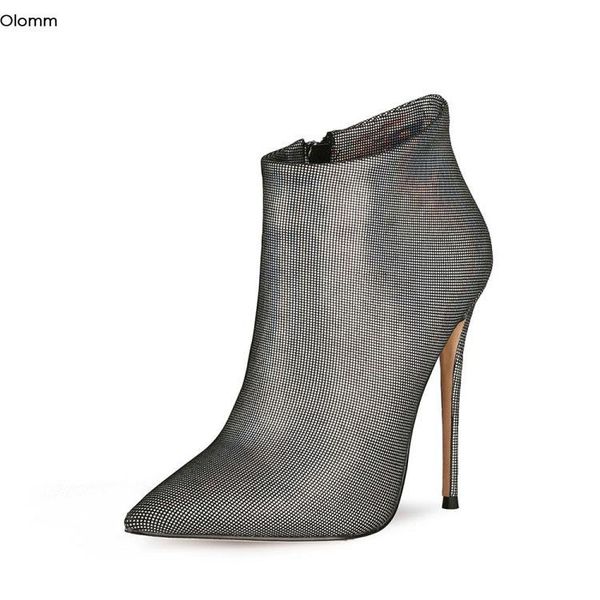 olomm 2020 handmade женщины ботильоны stiletto высокие каблуки toe великолепная остроконечные серый серебро платье обувь женщины плюс размер, Black
olomm 2020 handmade женщины ботильоны stiletto высокие каблуки toe великолепная остроконечные серый серебро платье обувь женщины плюс размер, Black