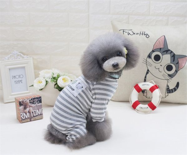 dog winter keep warm pajamas friendship pattern pet dogs stripe fashion jumpsuit home clothes accessories 8 5qp j2
dog winter keep warm pajamas friendship pattern pet dogs stripe fashion jumpsuit home clothes accessories 8 5qp j2