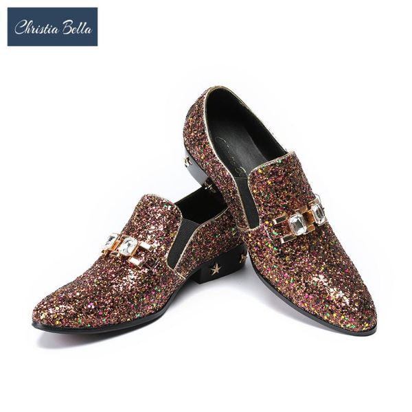 dress shoes christia bella gold sequin celebrate men's fashion nightclub stage costume for men brand designer oxford, Black
dress shoes christia bella gold sequin celebrate men's fashion nightclub stage costume for men brand designer oxford, Black