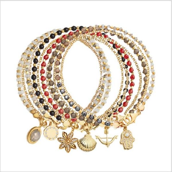 Find Me 2021 new Fashion Vintage Ethnic flowers Bracelets Boho multilayer chain beads shell Bracelet Bangles for Women Jewelry, Golden;silver
Find Me 2021 new Fashion Vintage Ethnic flowers Bracelets Boho multilayer chain beads shell Bracelet Bangles for Women Jewelry, Golden;silver