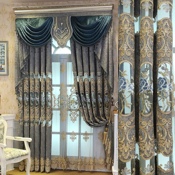 curtain & drapes custom curtains for living room bedroom european chenille hollow embroidered shade cloth left and right biparting open
curtain & drapes custom curtains for living room bedroom european chenille hollow embroidered shade cloth left and right biparting open