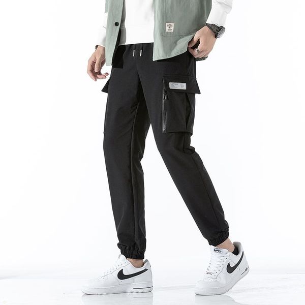 2021 new hip hop cargo pants men fashion harajuku harem pant streetwear casual joggers multi-pocket tie feet men pant, Black
2021 new hip hop cargo pants men fashion harajuku harem pant streetwear casual joggers multi-pocket tie feet men pant, Black