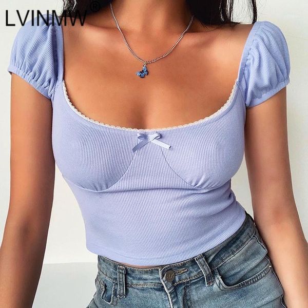 women's t-shirt lvinmw square collar bow labeling short sleeve backless lace crop 2021 summer women patchwork fashion tshirt street, White
women's t-shirt lvinmw square collar bow labeling short sleeve backless lace crop 2021 summer women patchwork fashion tshirt street, White