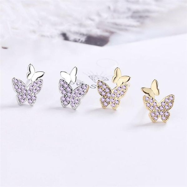 stud sole memory diamond butterfly shiny cute 925 sterling silver fashion female earrings sea776, Golden;silver
stud sole memory diamond butterfly shiny cute 925 sterling silver fashion female earrings sea776, Golden;silver