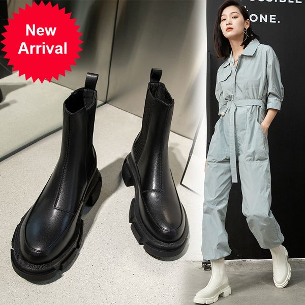 2020 ankle women's upper + lining antumn and winter shoes ladies waterproof seamen 2-coloured platform boots twns, Black
2020 ankle women's upper + lining antumn and winter shoes ladies waterproof seamen 2-coloured platform boots twns, Black