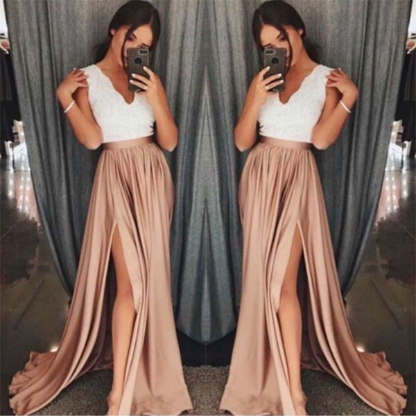 evening lace evening dress new summer 2019 v-neck lace split party dress jsqqo, Black;gray
evening lace evening dress new summer 2019 v-neck lace split party dress jsqqo, Black;gray