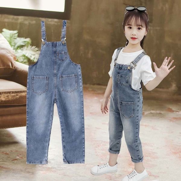 girls overalls jeans casual solid denim trousers fashion baby kids pants for girls clothes 6 8 10 12 years vestidos y200704, Blue
girls overalls jeans casual solid denim trousers fashion baby kids pants for girls clothes 6 8 10 12 years vestidos y200704, Blue