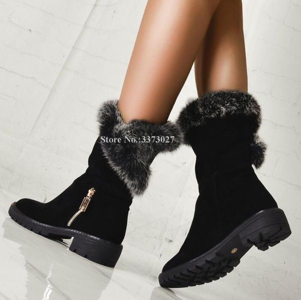 black suede fur flat snow boots lady новое прибытие zipper декор плоский с короткие сапоги мода женщина голеностопного повседневная обувь
black suede fur flat snow boots lady новое прибытие zipper декор плоский с короткие сапоги мода женщина голеностопного повседневная обувь