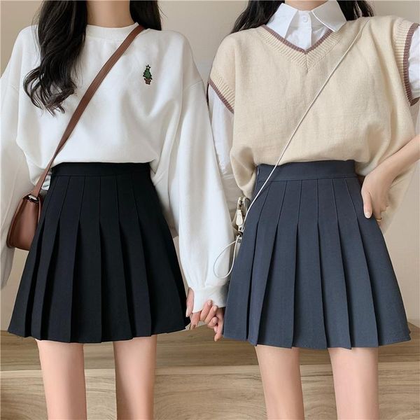skirts autumn college style pleated mini skirt young gilrs a-line solid blue short, Black
skirts autumn college style pleated mini skirt young gilrs a-line solid blue short, Black