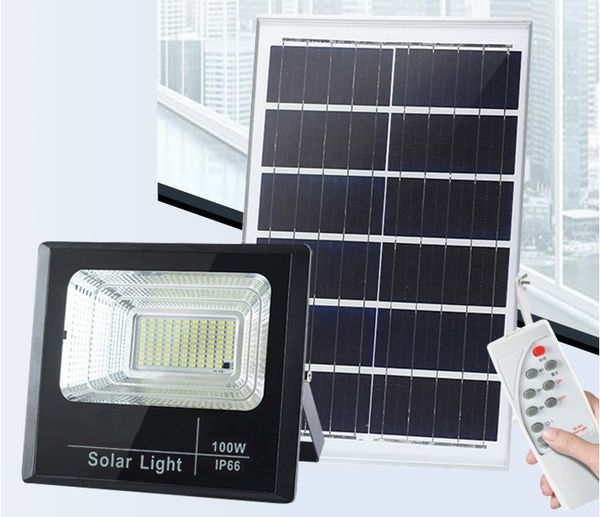 

solar flood light 25w 40w 60w 100w 200w spotlight yard lamp ip66 white auto led solar lamp with pannel outdoor for garden street garage park