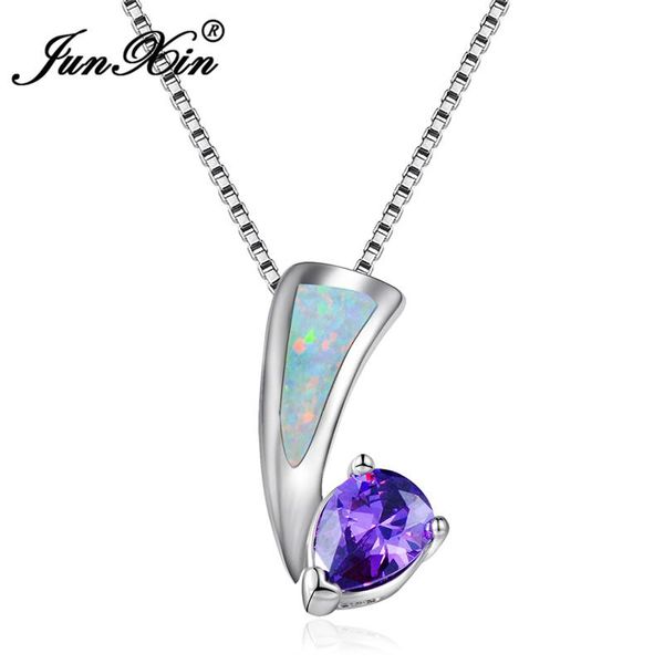 pendant necklaces junxin geometric silver color water drop shape light blue/purple zircon pendants blue/white fire opal necklace
pendant necklaces junxin geometric silver color water drop shape light blue/purple zircon pendants blue/white fire opal necklace