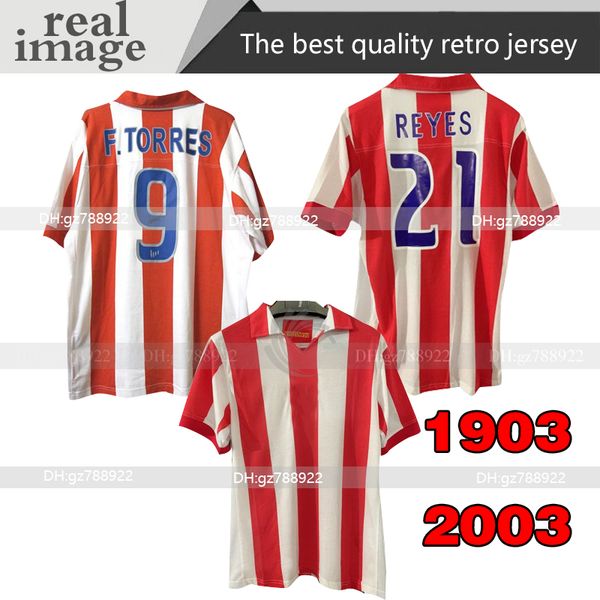 1903 2003 retro soccer jerseys home red white 9 f.torres 2002 2003 2004 vintage camiseta de futbol 100th anniversary edition football shirt, Black;yellow
1903 2003 retro soccer jerseys home red white 9 f.torres 2002 2003 2004 vintage camiseta de futbol 100th anniversary edition football shirt, Black;yellow