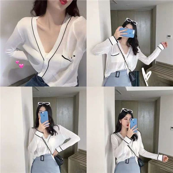 7kil4 c summer clothes 2020 clothescoat sunscreen clothesnew wind air conditioning ice silk knitted cardigan women's gentle women, White;black
7kil4 c summer clothes 2020 clothescoat sunscreen clothesnew wind air conditioning ice silk knitted cardigan women's gentle women, White;black
