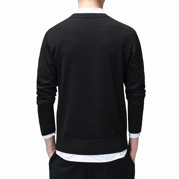 men's sweaters winter sweater korean version of the trend ins personality round-necked hong kong wind clothes, White;black
men's sweaters winter sweater korean version of the trend ins personality round-necked hong kong wind clothes, White;black